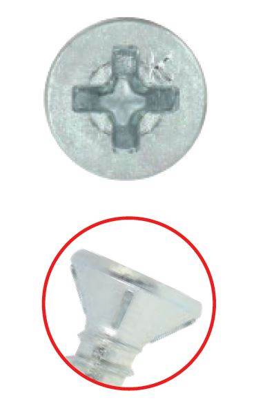 TORN. PVC 4.0 X 35 ZINCADO WK ESTRIAS