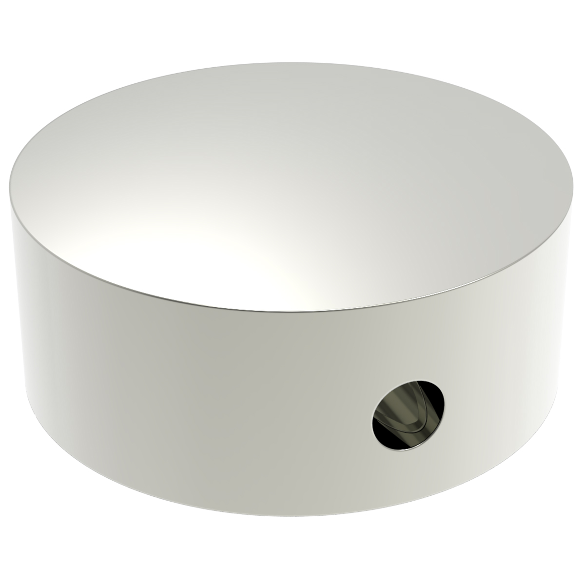 TUERCA ALUMINIO TIRADOR APOLO M-8  ANOD. PLATA