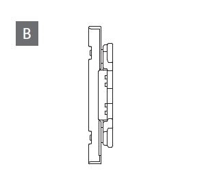 BASE BISAGRA INTERMEDIA  VORNE