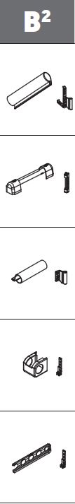 EMBELLECEDOR ALUMINIO VORNE R BLANCO 9016