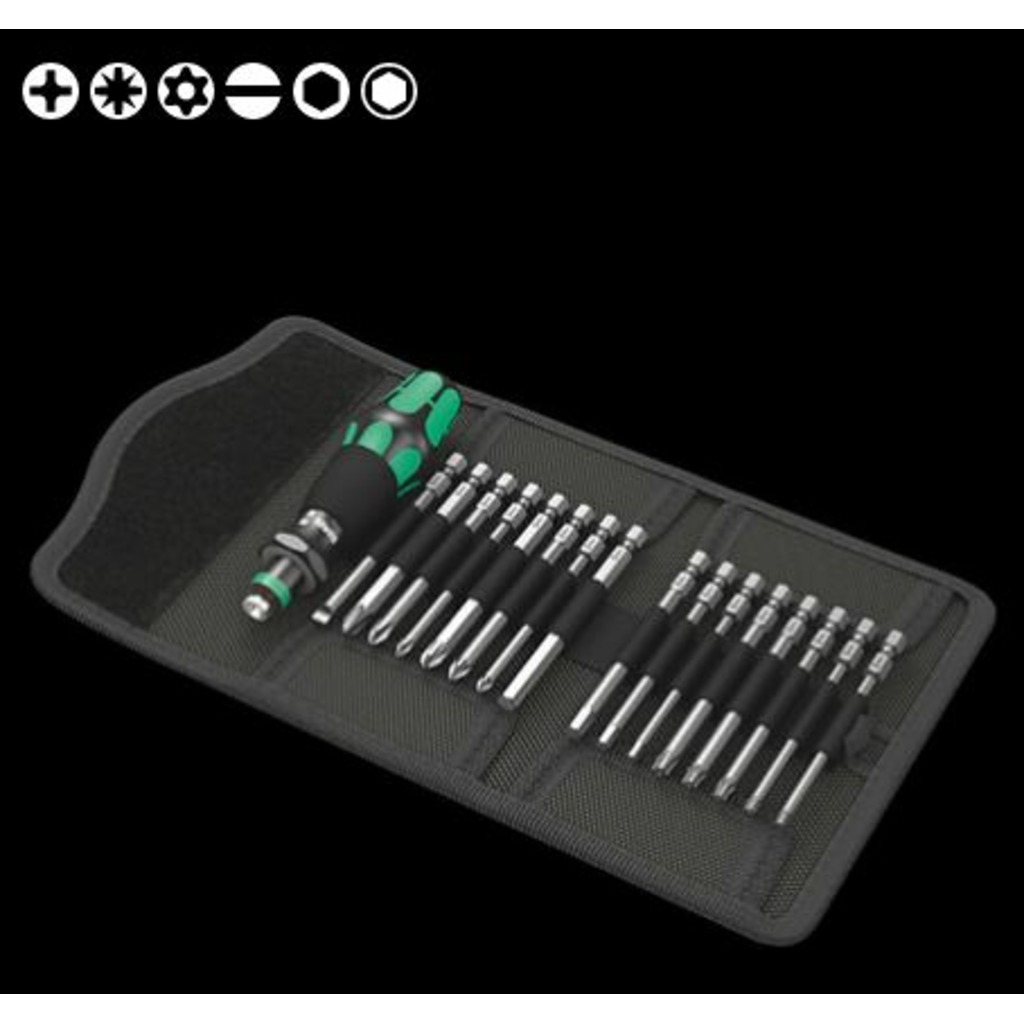 ATORNILLADOR KOMPAKT 60 ESTUCHE COMPLETO WERA ATORNILLADOR KOMPAKT 60 ESTUCHE COMPLETO WERA