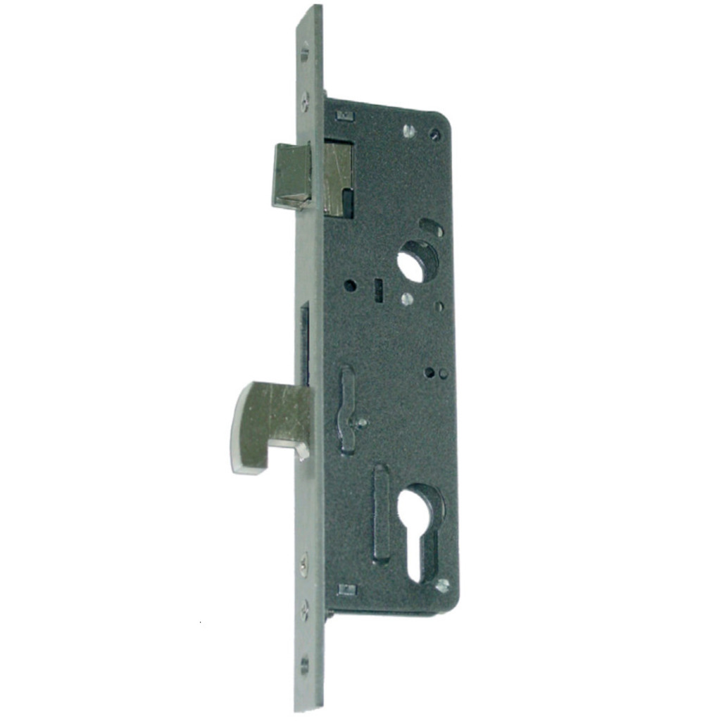 CERRADURA ISEO GANCHO/RESBALONE-28 INOX S/BOMB.  CERRADURA ISEO GANCHO/RESBALONE-28 INOX S/BOMB.
