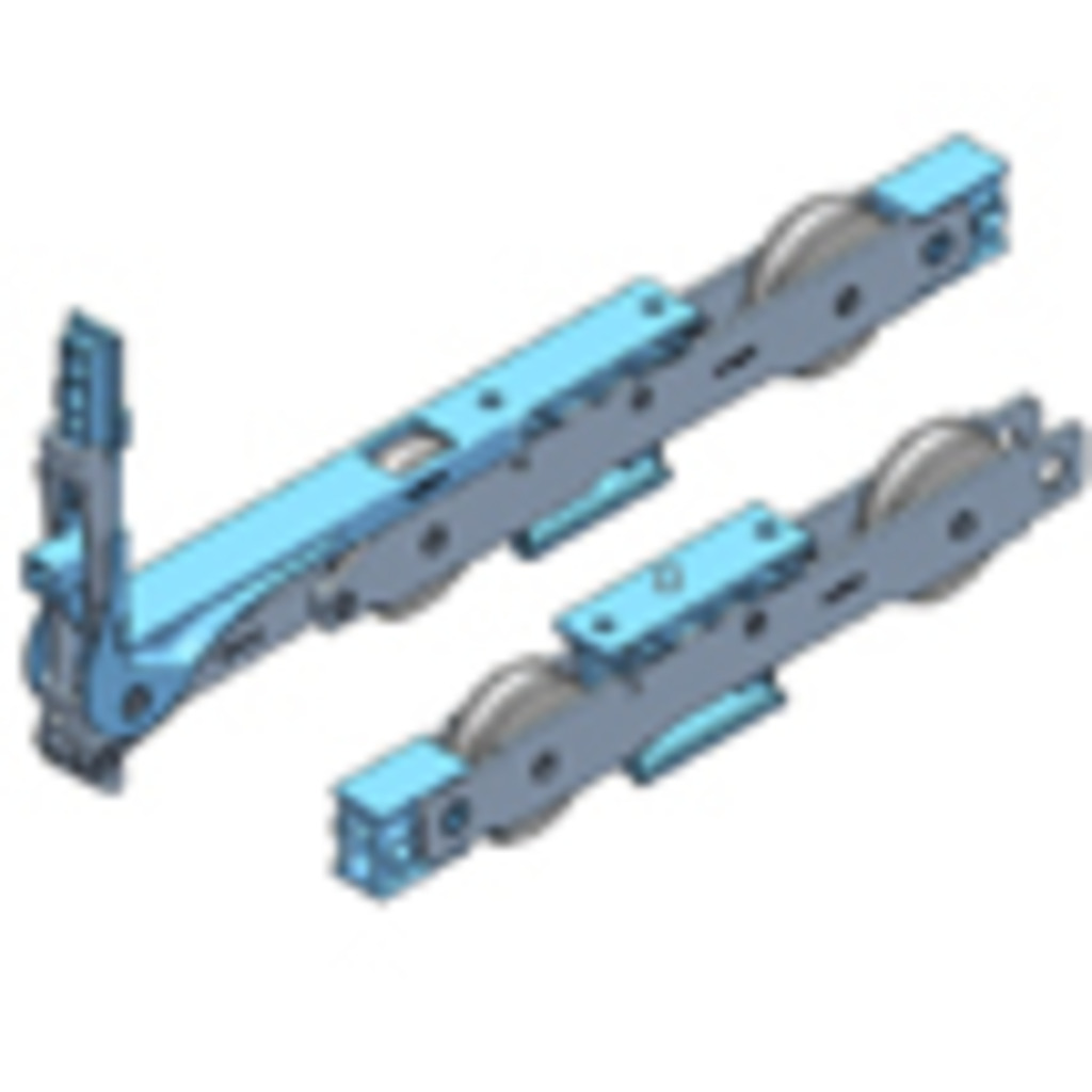 KIT CARROS CORREDERA ELEVABLE