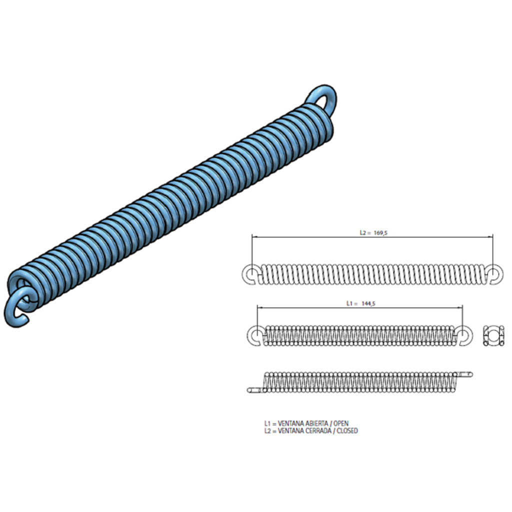 MUELLE AUXILIAR FALLEBA ELEVABLE (H  MUELLE AUXILIAR FALLEBA ELEVABLE (H