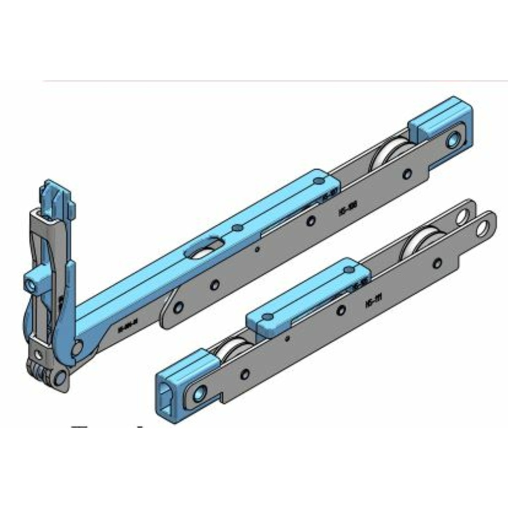 KIT CARROS CORREDERA ELEVABLE CAMARA 30