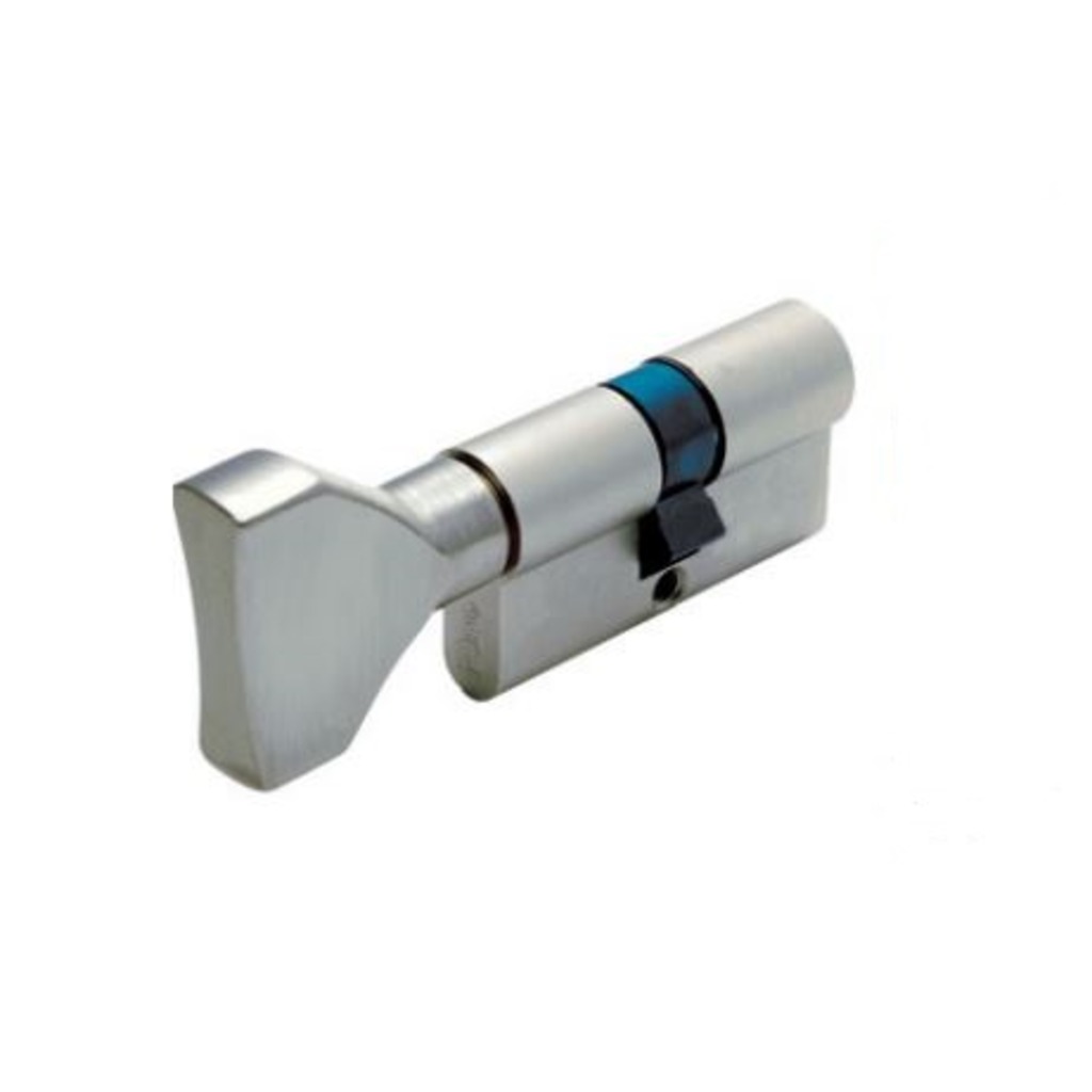 BOMBILLO ISEO R6 POMO PLANO 45+50 NIQUEL L.LAR