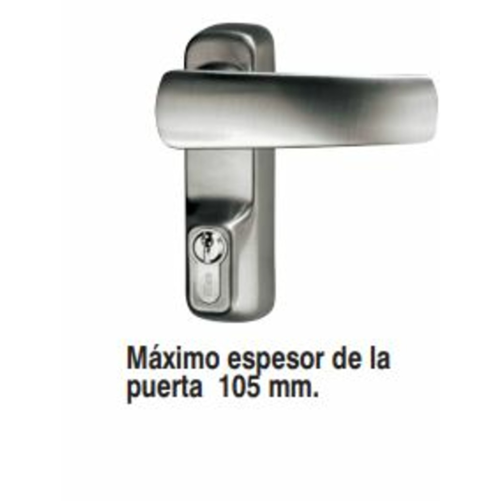 MANILLA C/LLAVE ISEO GRIS ENDURANCE IDEA C/F  MANILLA C/LLAVE ISEO GRIS ENDURANCE IDEA C/F