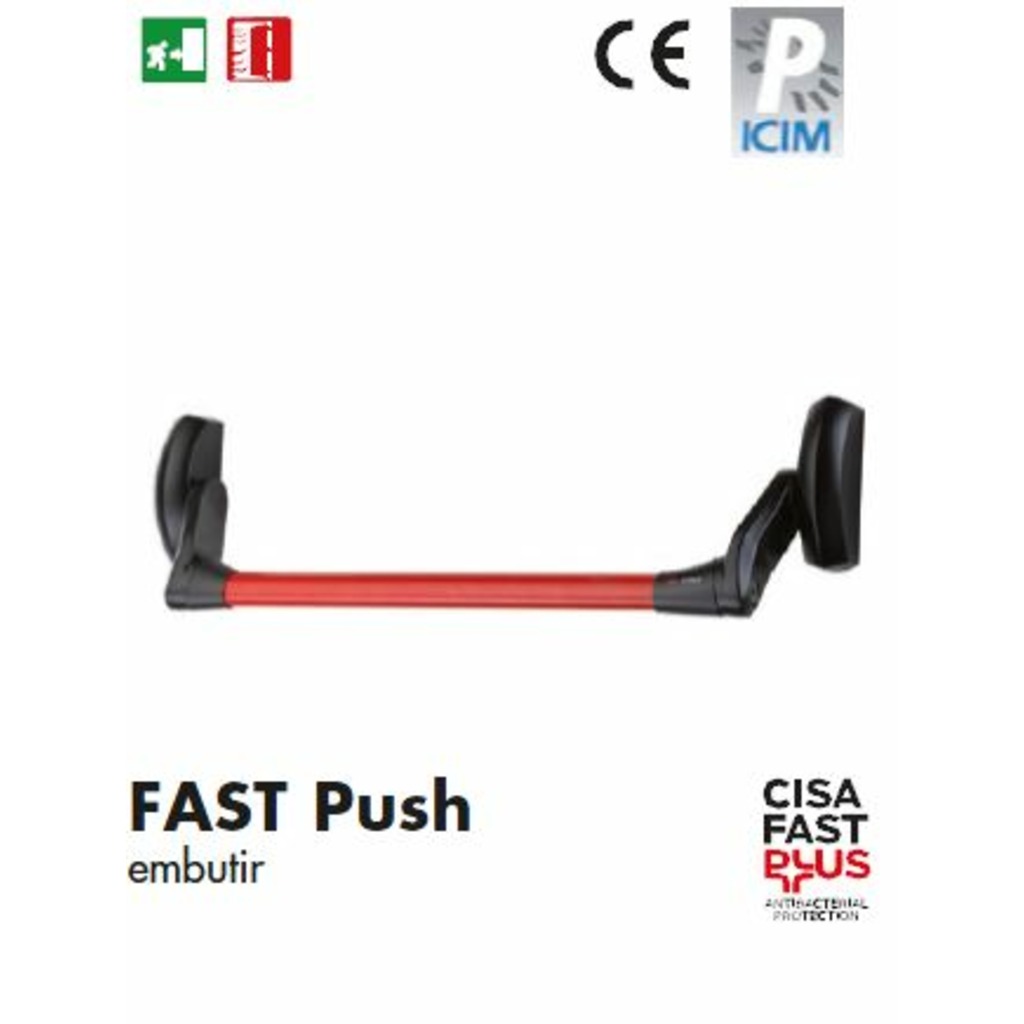 ANT.CISA FAST PUSH CORTAFUEGO 1.59607.10.0.0000FR  ANT.CISA FAST PUSH CORTAFUEGO 1.59607.10.0.0000FR