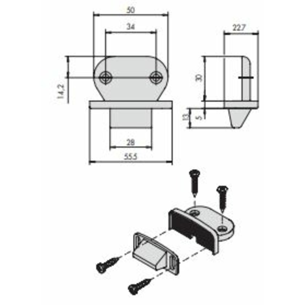 CERRADERO REGUL.PUERTAS MADERA Y PVC 707233  CERRADERO REGUL.PUERTAS MADERA Y PVC 707233