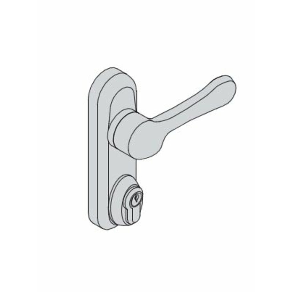 MANILLA CONDENABLE POR LLAVE TOUCH ESCUDO LARGO  MANILLA CONDENABLE POR LLAVE TOUCH ESCUDO LARGO