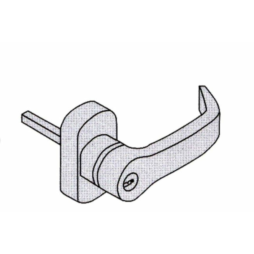 CERRADURA Y MANIVELA ANT.CISA INOX 707728  CERRADURA Y MANIVELA ANT.CISA INOX 707728