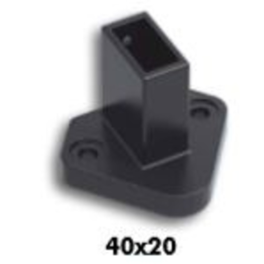 BASE ALUMINIO 40X20 BLANCO