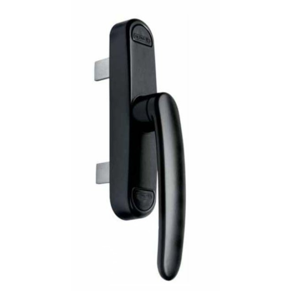 CREMONA ALUALPHA BAJA FIJACION FRONTAL NEGRO