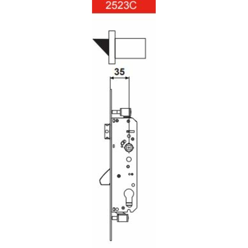 CERRADURA FAPIM EGO MULTIP DOBLE ACC..E.35 VELOX  CERRADURA FAPIM EGO MULTIP DOBLE ACC..E.35 VELOX