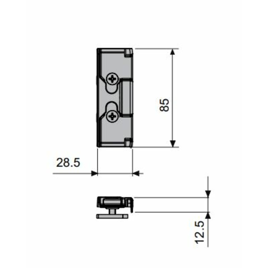 CERRADERO ANTIROBO FAPIM SISTEMA VELOX 17MM  CERRADERO ANTIROBO FAPIM SISTEMA VELOX 17MM