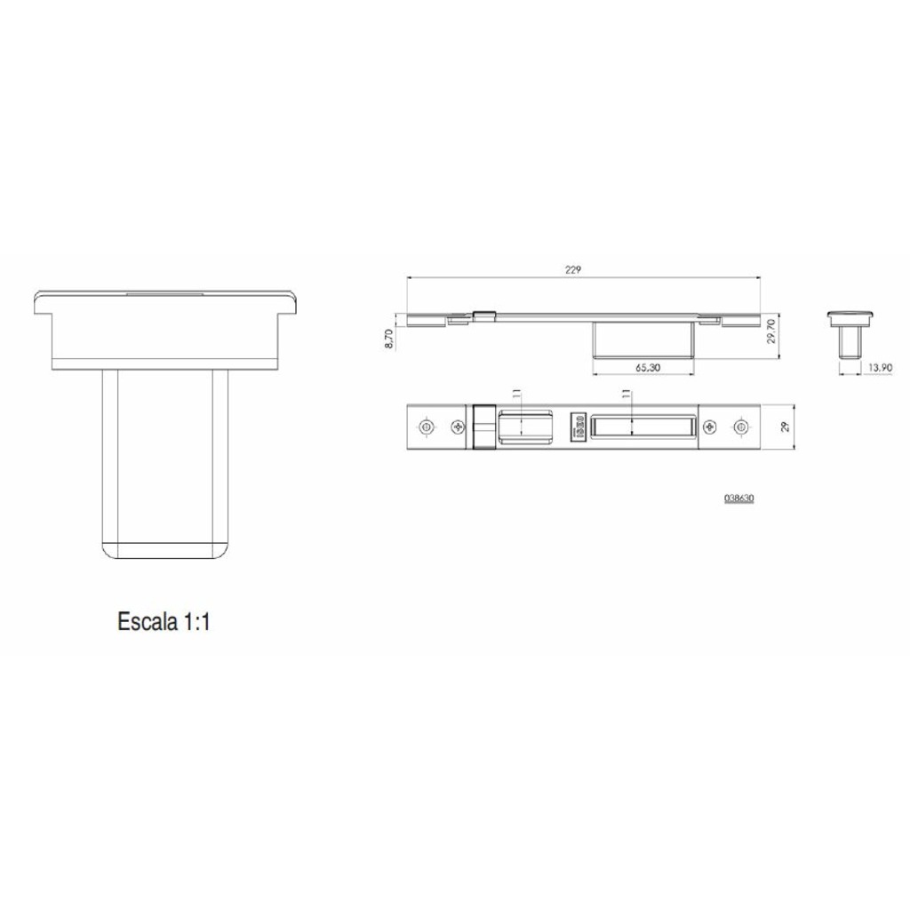 CERRADERO ISEO CENTRASL 29X229 PERFORMA VELOX  CERRADERO ISEO CENTRASL 29X229 PERFORMA VELOX