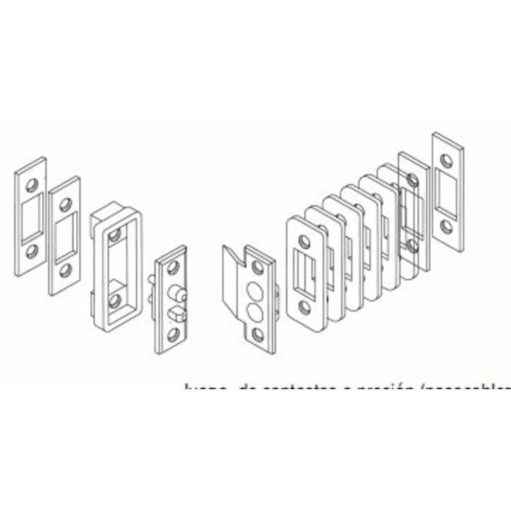 JGO.DE CONTACTOS 12V. PVC ISEO  JGO.DE CONTACTOS 12V. PVC ISEO