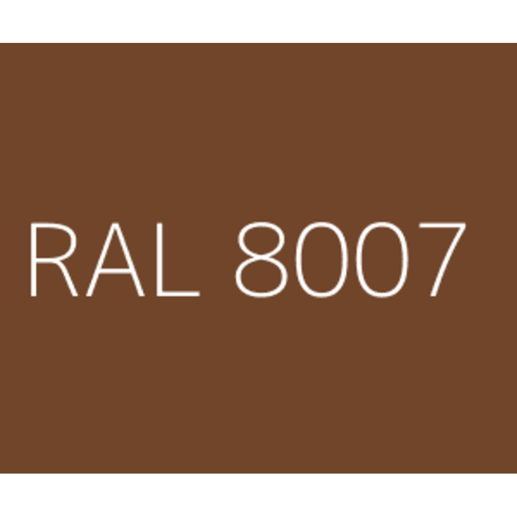 CHAPA 2 X 1 X 0.8 RAL 8007 1CARA  CHAPA 2 X 1 X 0.8 RAL 8007 1CARA