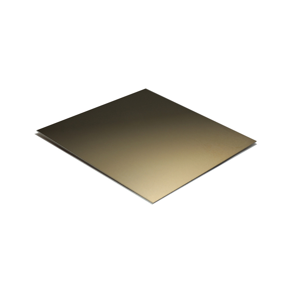 CHAPA 2 X 1 X 0.8 BRONCE BRILLO 2C  CHAPA 2 X 1 X 0.8 BRONCE BRILLO 2C