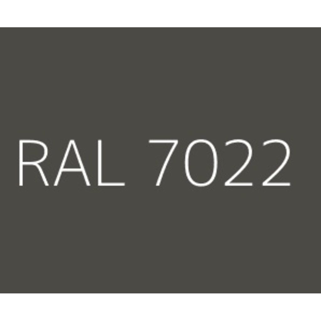 CHAPA 3 X 1.25 X 1 RAL 7022 MATE 1CARA