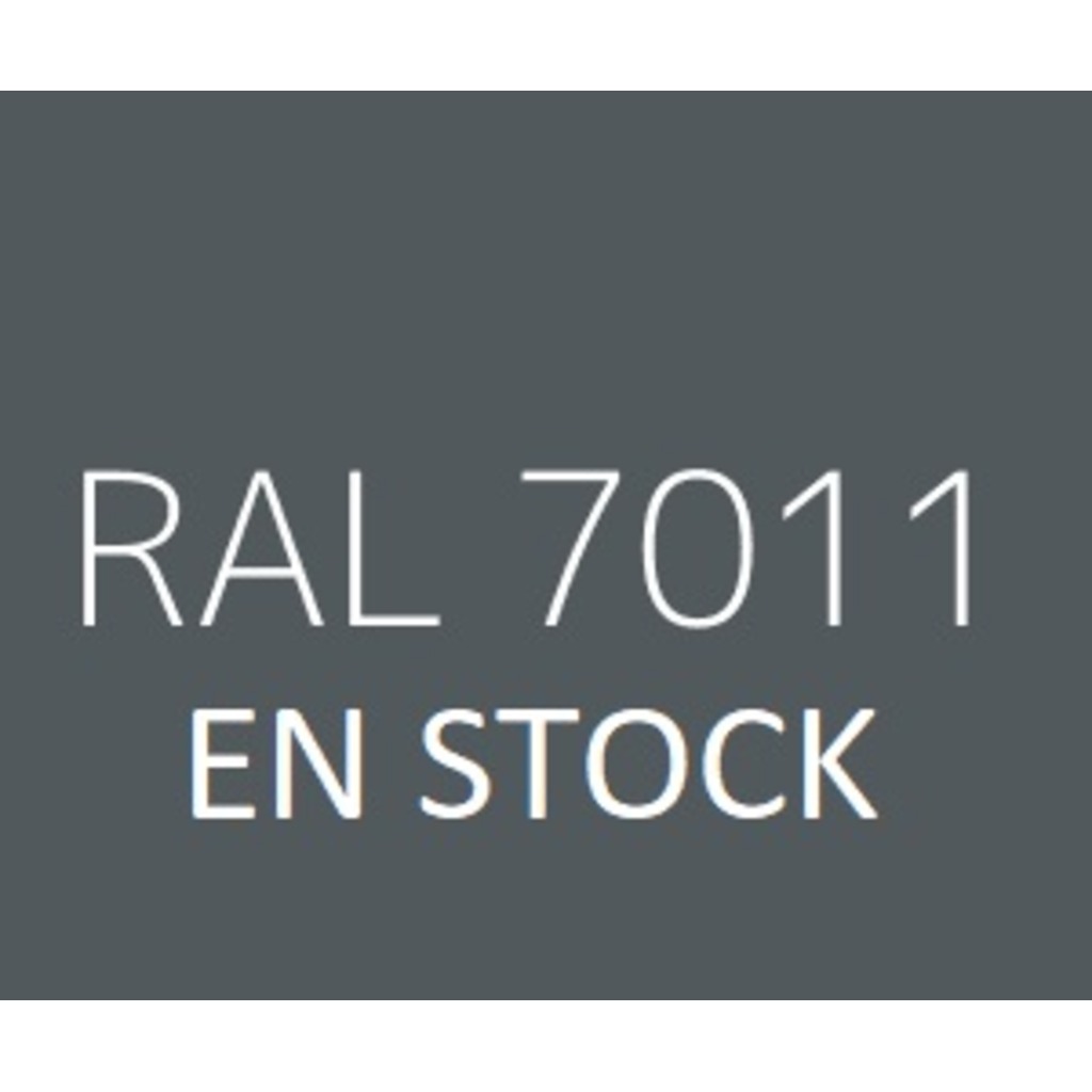 CHAPA 3 X 1.25 X 1 RAL 7011 1CARA  CHAPA 3 X 1.25 X 1 RAL 7011 1CARA