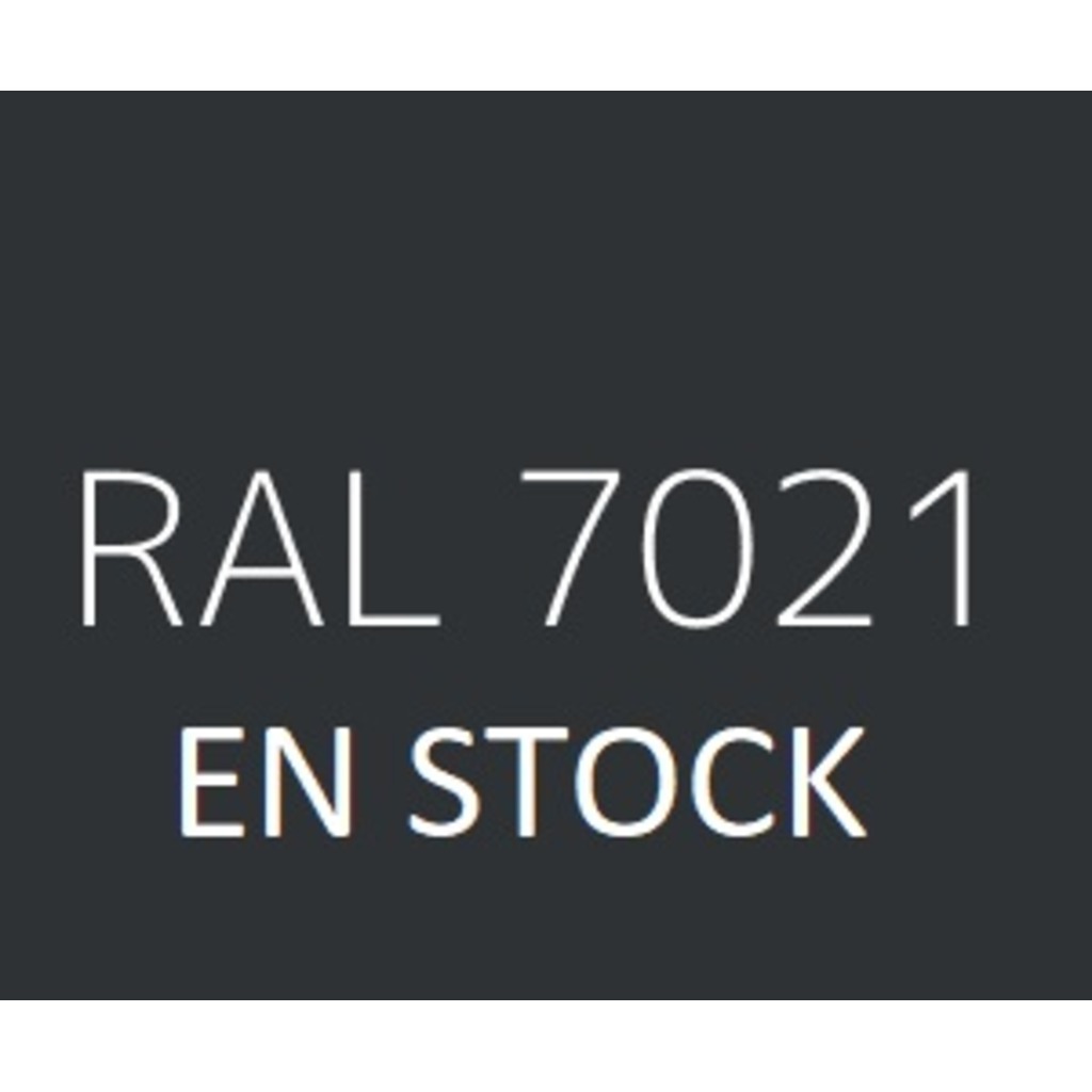 CHAPA 3 X 1.25 X 1 RAL 7021 1CARA  CHAPA 3 X 1.25 X 1 RAL 7021 1CARA