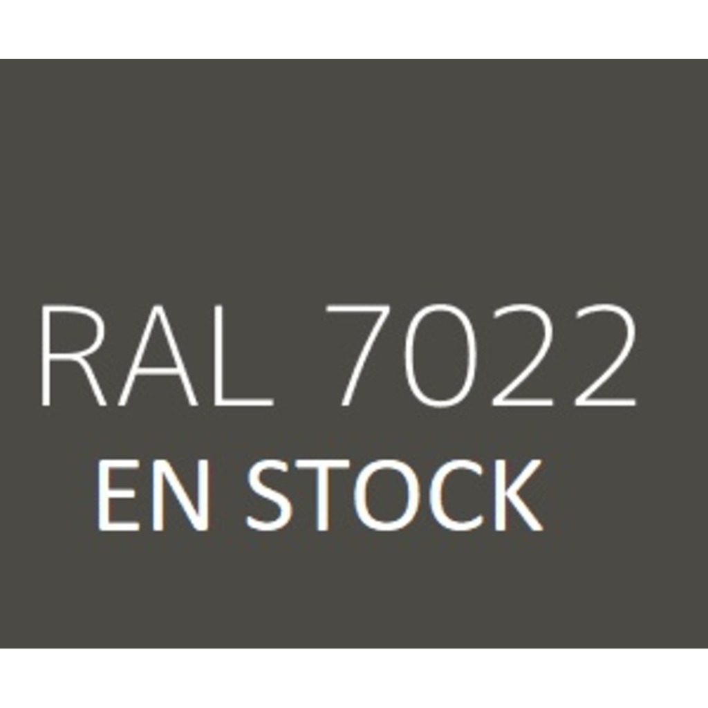 CHAPA 3 X 1.25 X 1 RAL 7022 1CARA  CHAPA 3 X 1.25 X 1 RAL 7022 1CARA