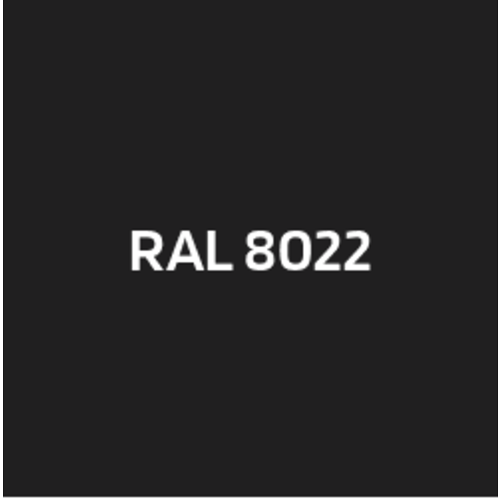 CHAPA 3 X 1.25 X 1 RAL 8022 1CARA