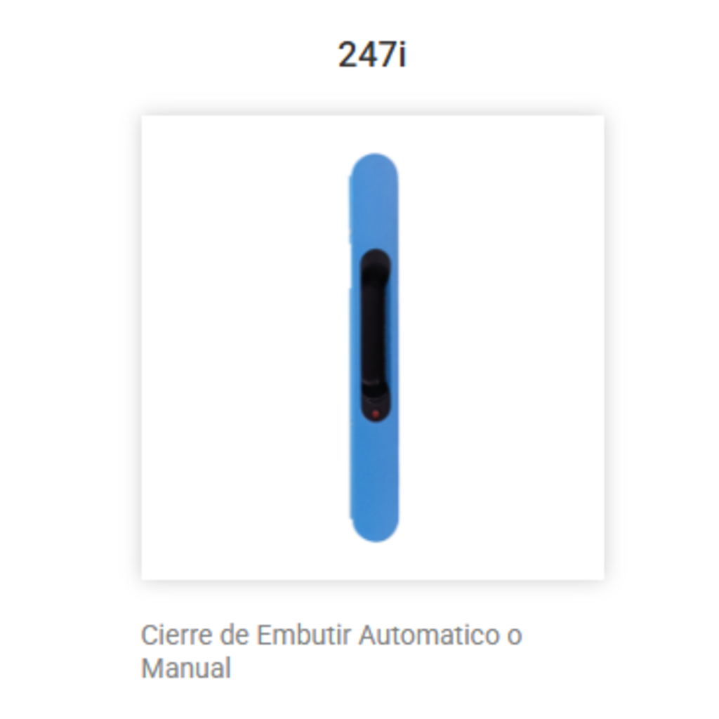 CIERRE EMB.ALUALPHA 247I BLANCO