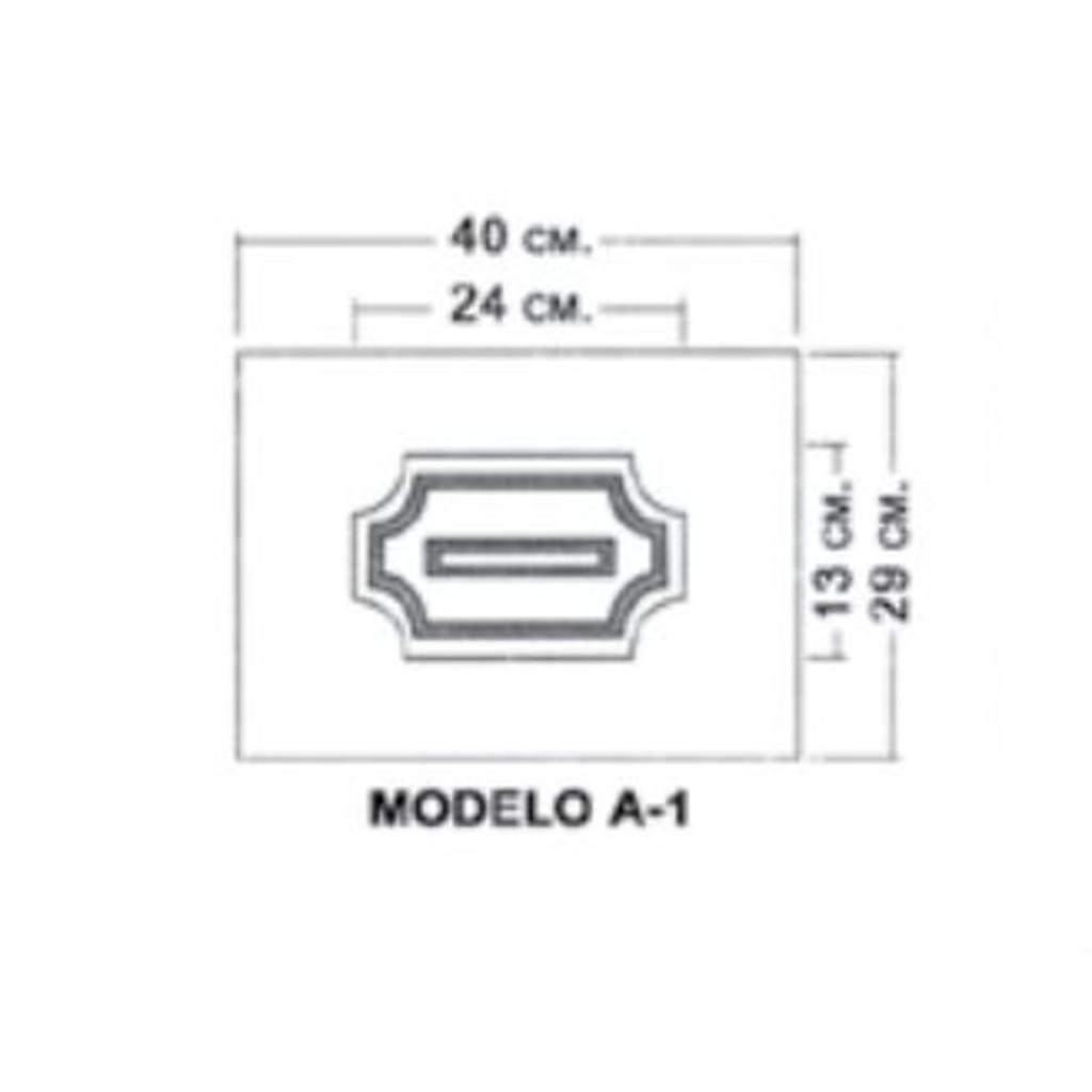 CUARTERON A-01 BLANCO  CUARTERON A-01 BLANCO