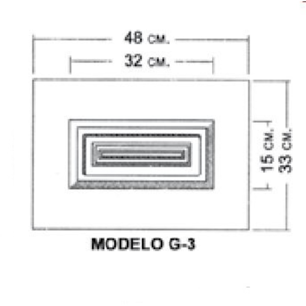CUARTERON G-03 BLANCO  CUARTERON G-03 BLANCO