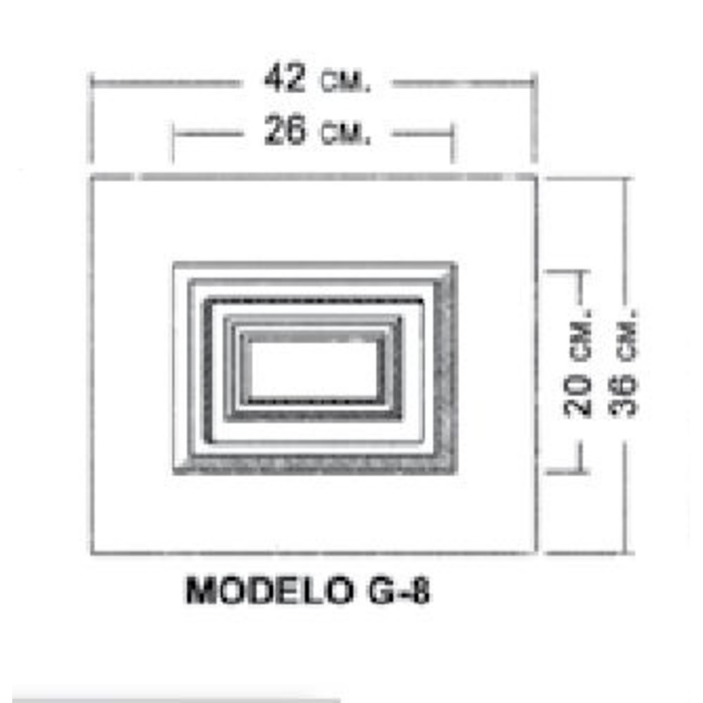 CUARTERON G-08 BLANCO  CUARTERON G-08 BLANCO