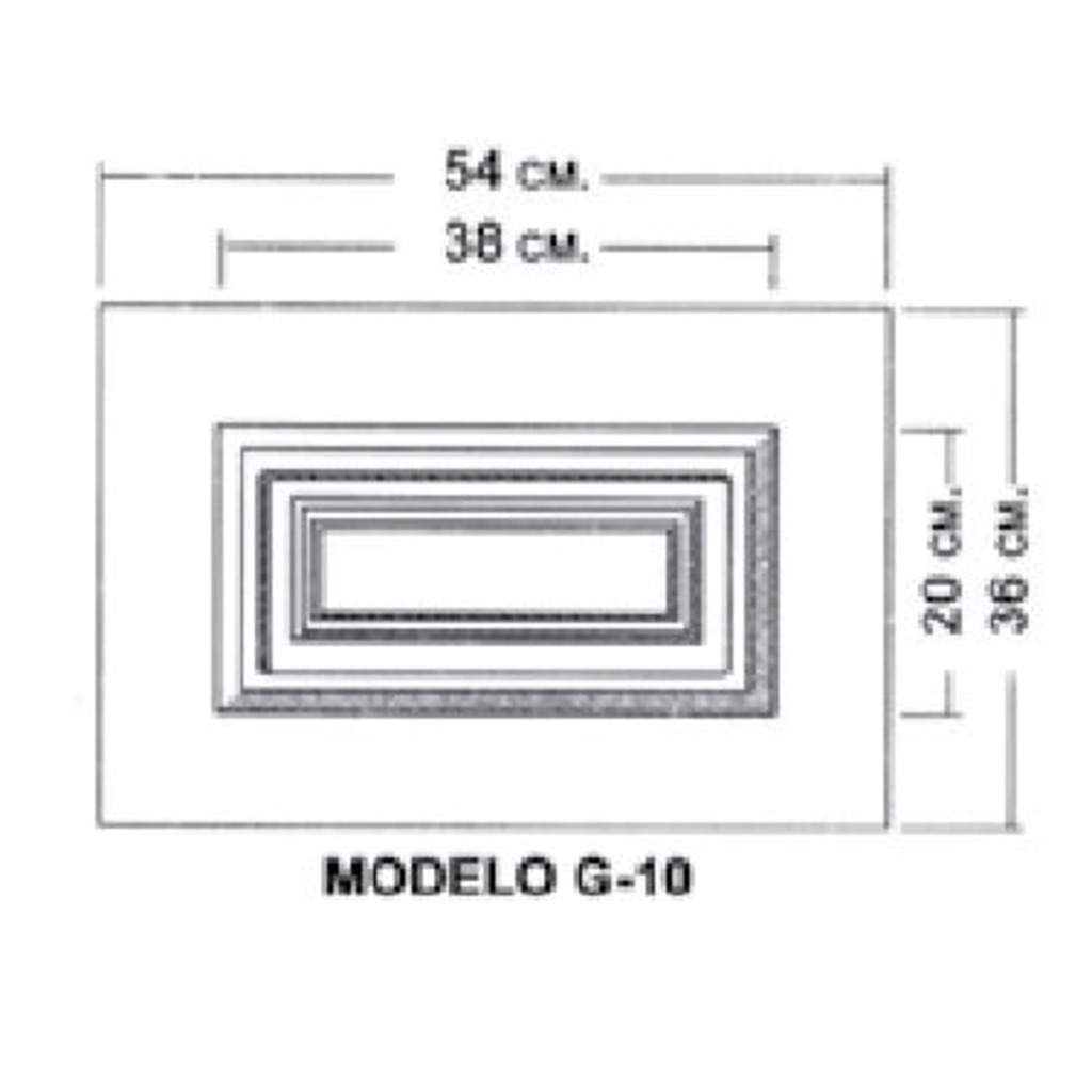 CUARTERON G-10 BLANCO  CUARTERON G-10 BLANCO