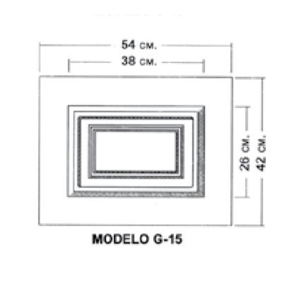 CUARTERON G-15 BLANCO