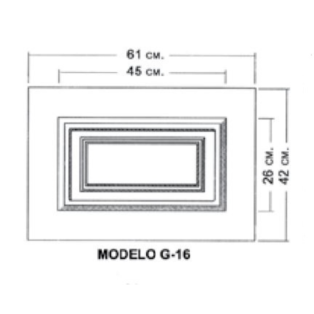 CUARTERON G-16 BLANCO