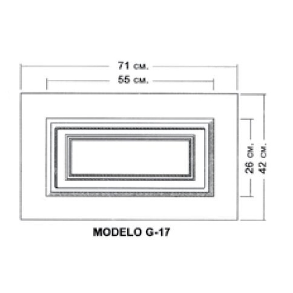 CUARTERON G-17 BLANCO