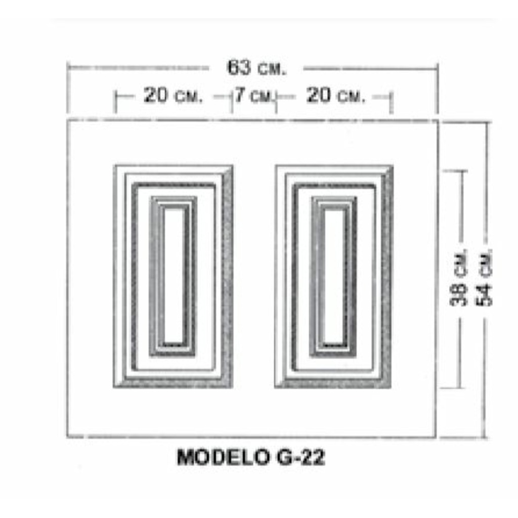 CUARTERON G-22 BLANCO
