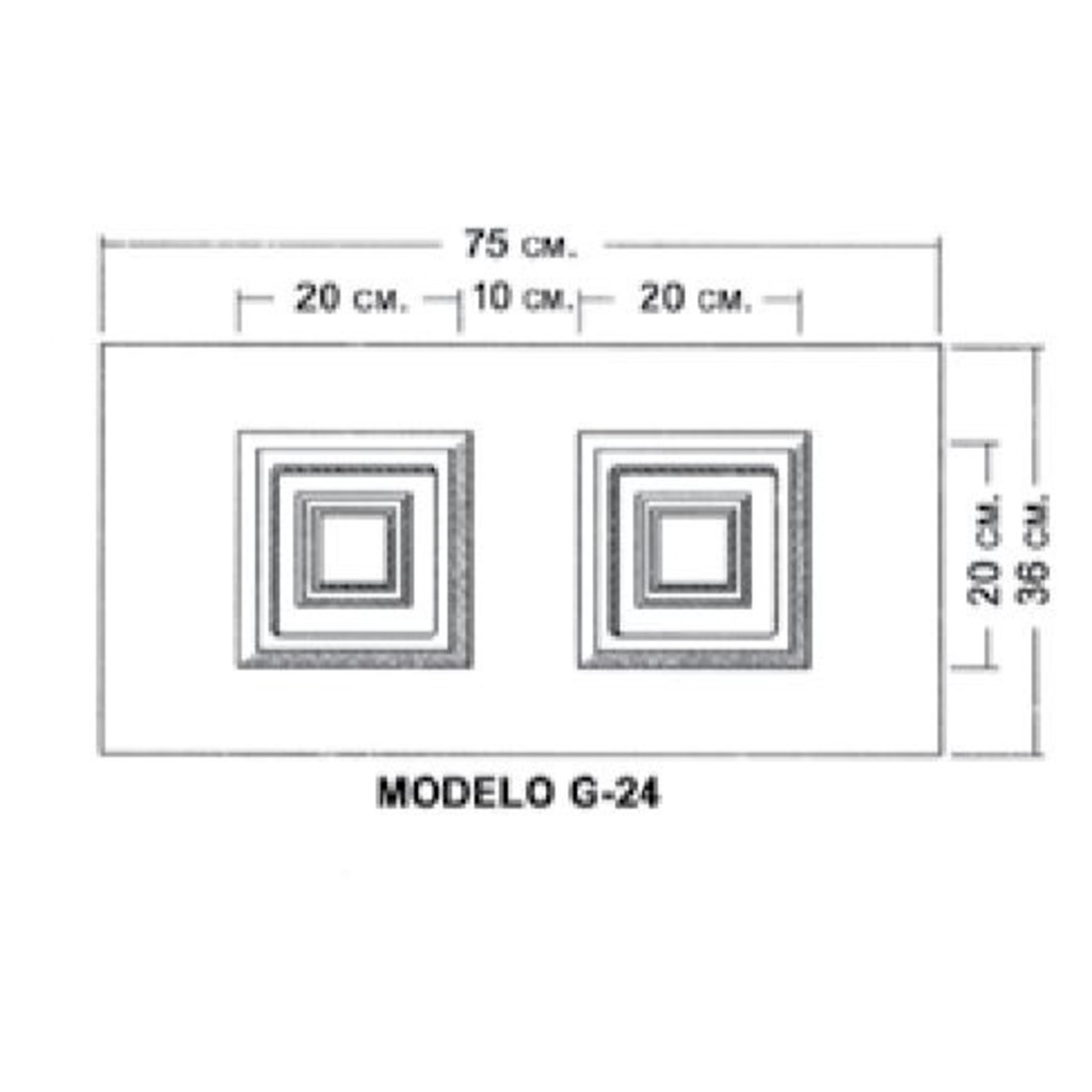 CUARTERON G-24 BLANCO