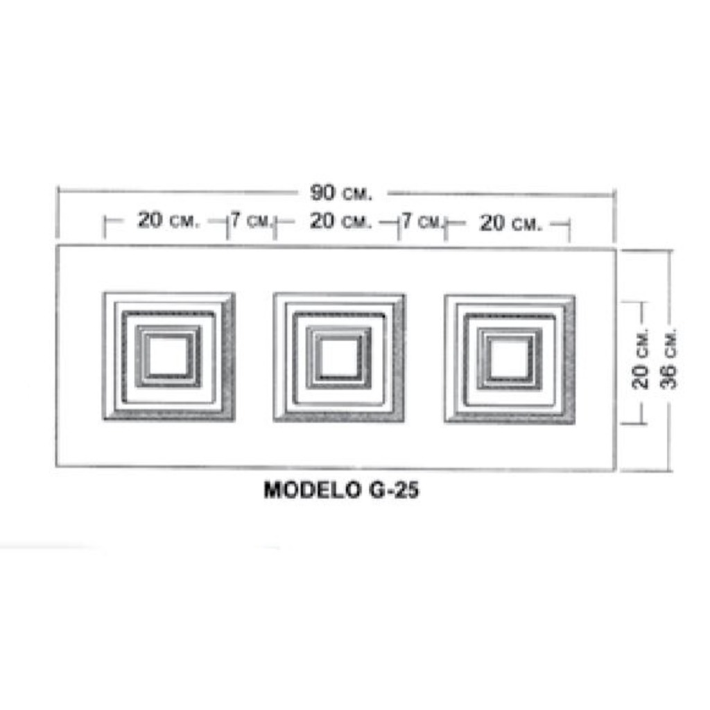 CUARTERON G-25 BRONCE