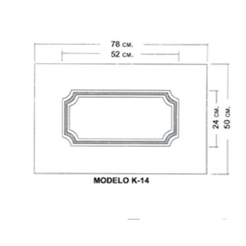 CUARTERON K-14 BLANCO