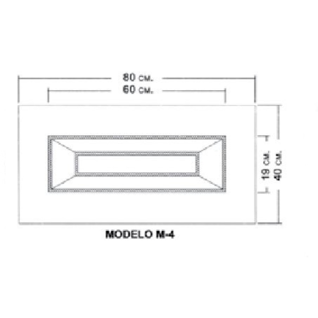 CUARTERON M-04 PLATA  CUARTERON M-04 PLATA