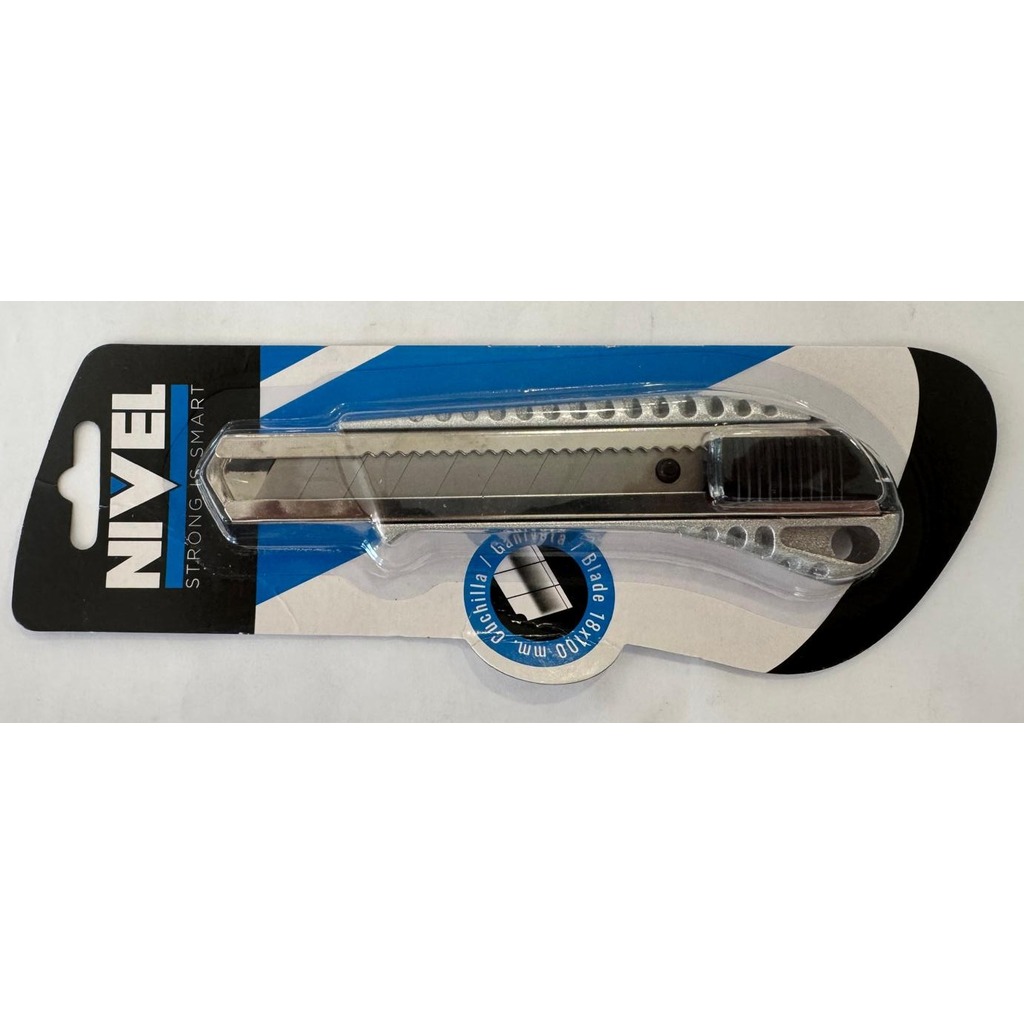 CUTTER ALUMINIO NIVEL 18X100MM CUTTER ALUMINIO NIVEL 18X100MM