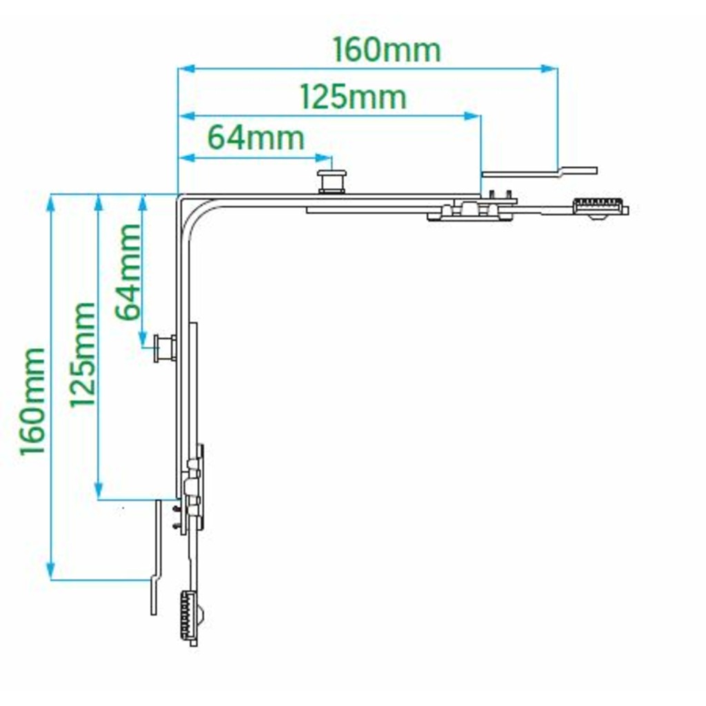ANGULO REENVÍO 2 BULONES VORNE