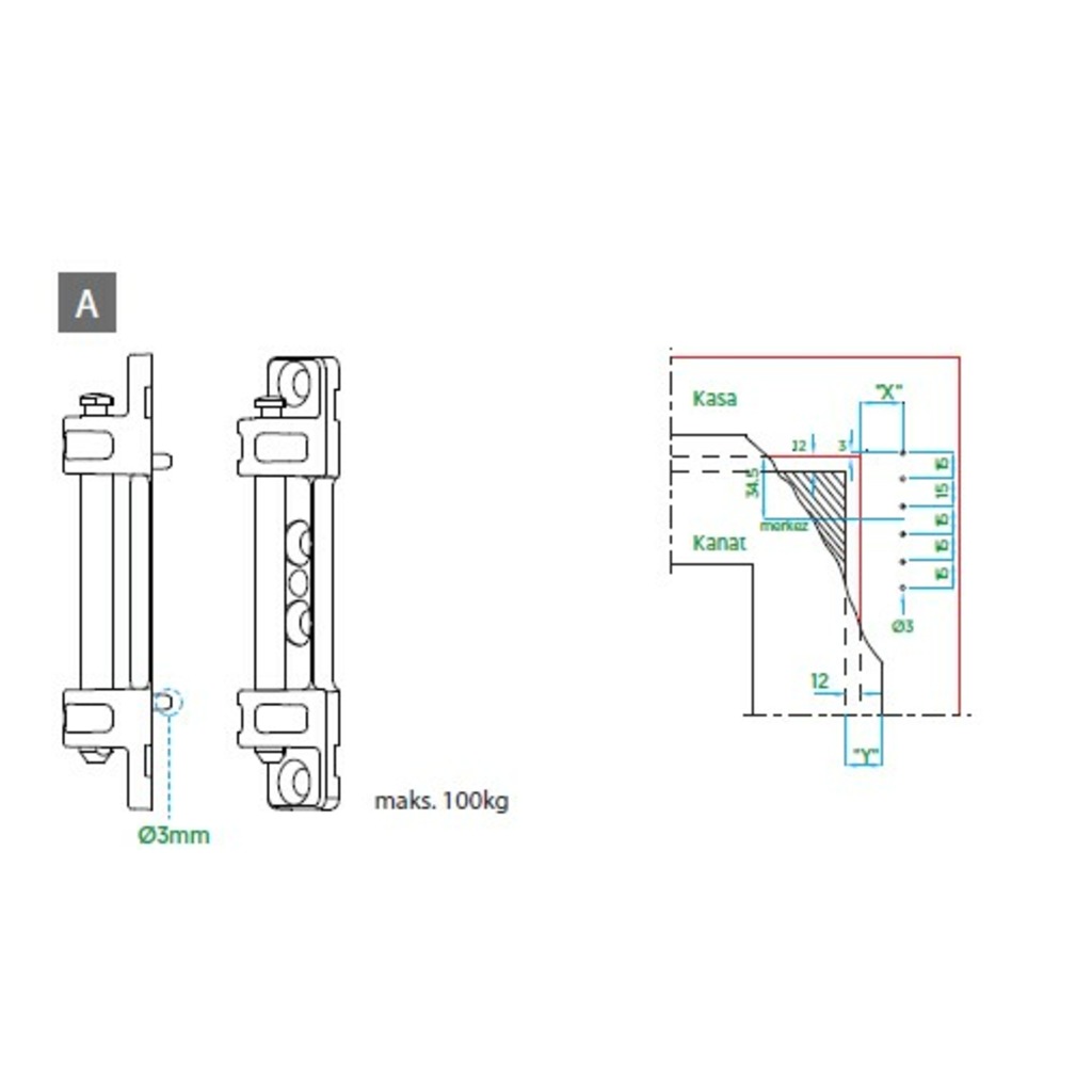 SOPORTE COMPAS VORNE S-3 VNG  SOPORTE COMPAS VORNE S-3 VNG