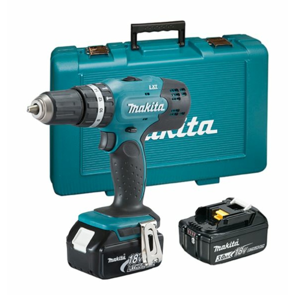 TALADRO COMBINADO 18 V DHP453RFE MAKITA  TALADRO COMBINADO 18 V DHP453RFE MAKITA