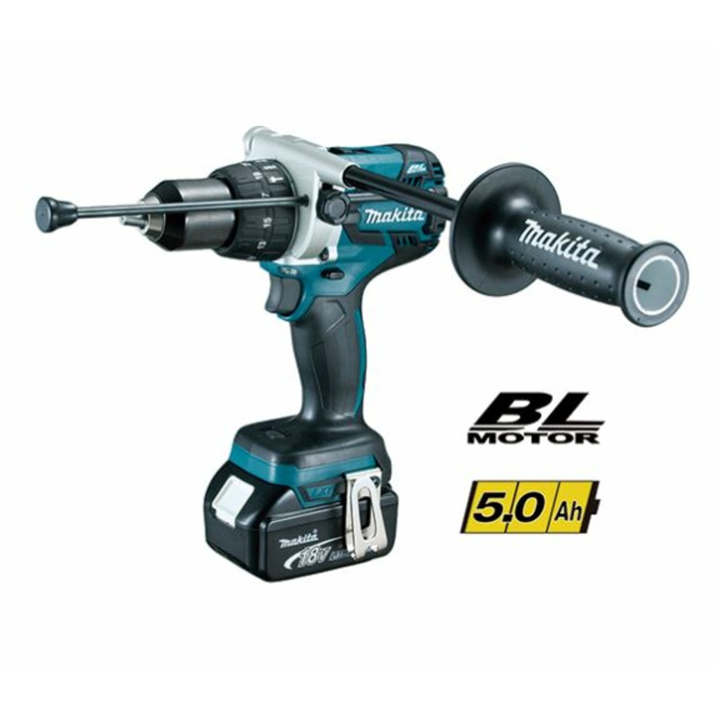 DHP481RTJ TALADRO COMBINADO BL 18V MAKITA  DHP481RTJ TALADRO COMBINADO BL 18V MAKITA