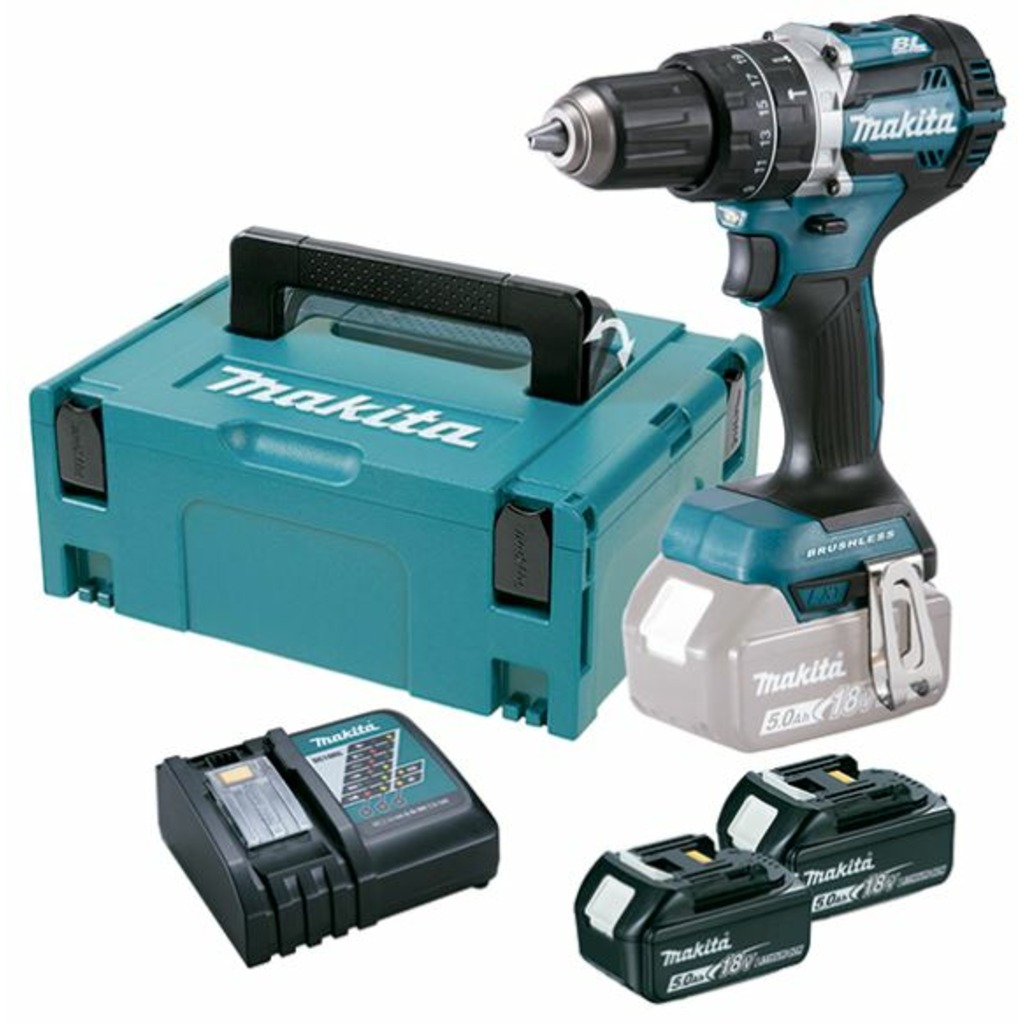 TALADRO COMBINADO BL 18V DH484RTJ MAKITA  TALADRO COMBINADO BL 18V DH484RTJ MAKITA