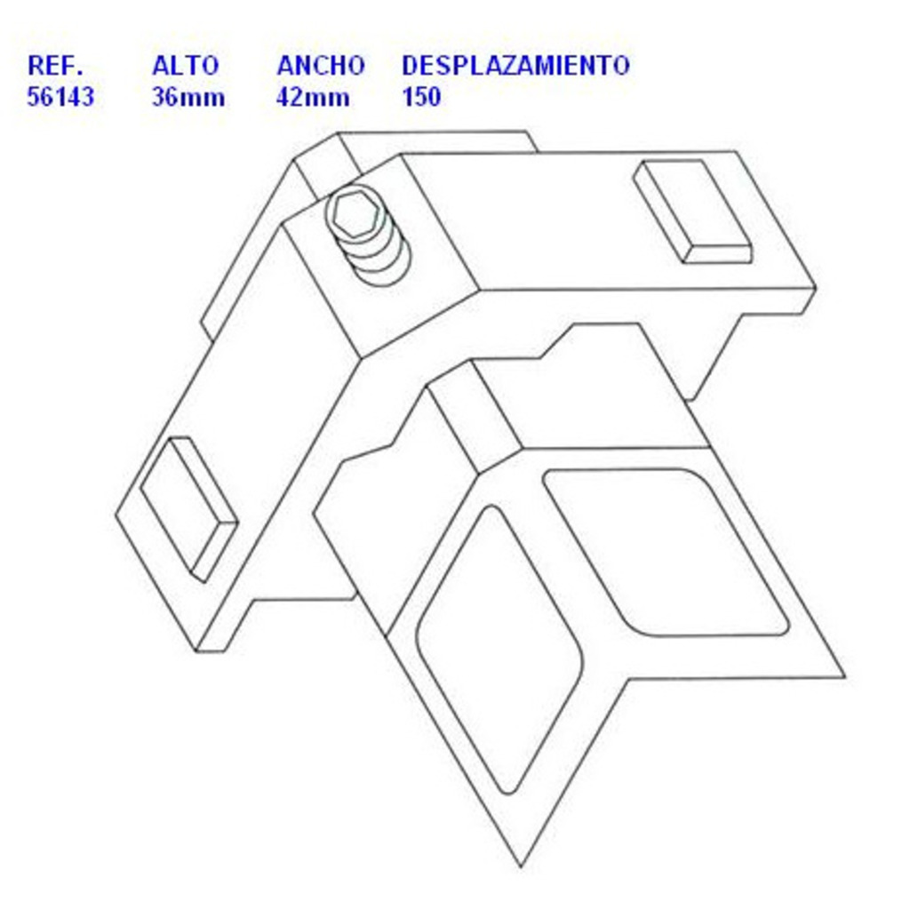 ESC. SA CORTIZO S/2000 HOJA PUERTA (NUEVA)  ESC. SA CORTIZO S/2000 HOJA PUERTA (NUEVA)