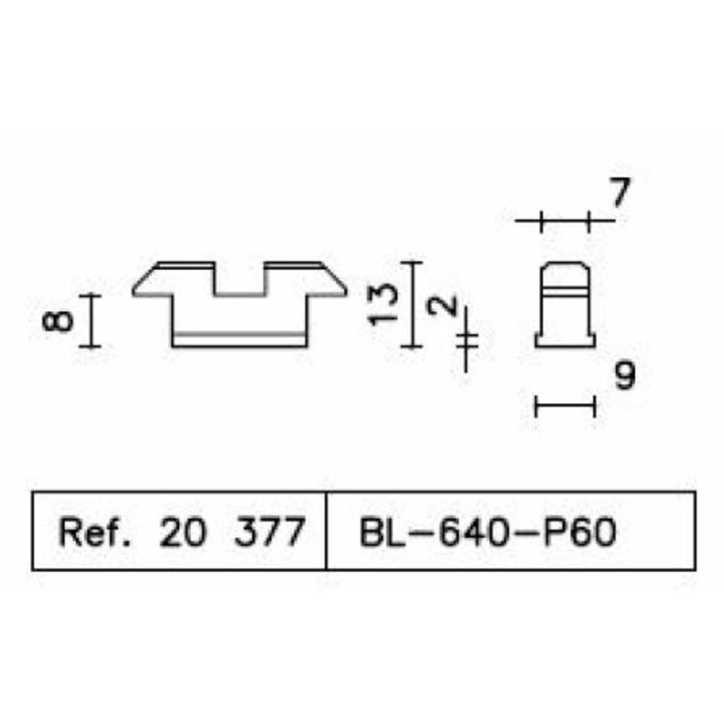ENGANCHE SA MARCO BL-640-P60  ENGANCHE SA MARCO BL-640-P60