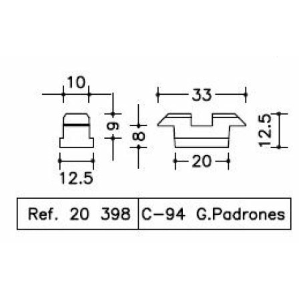 ENGANCHE SA MARCO C-94 G.PADRONES  ENGANCHE SA MARCO C-94 G.PADRONES